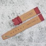 Каишка за часовник Azzuro Delux AZD18191, Кожена, Бордо, 18мм