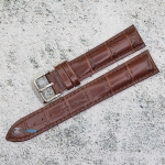 Каишка за часовник Azzuro Delux AZD18239, Кожена, Кафява, 18мм