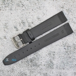 Каишка за часовник Azzuro Delux AZD18304, Кожена, Черна, 18мм