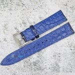 Каишка за часовник Azzuro Superior AZD1870SR, Кожена, Синя, 18мм