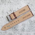 Каишка за часовник Azzuro Delux AZD20239, Кожена, Кафява, 20мм