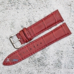 Каишка за часовник Azzuro Delux AZD2091, Кожена, Бордо, 20мм