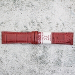 Каишка за часовник Azzuro Delux AZD2091, Кожена, Бордо, 20мм