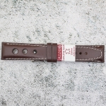 Каишка за часовник Azzuro Delux AZD22235, Кожена, Кафява, 22мм