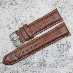 Каишка за часовник Azzuro Delux AZD22239, Кожена, Кафява, 22мм