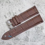 Каишка за часовник Azzuro Delux AZD22252, Кожена, Кафява, 22мм