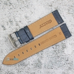 Каишка за часовник Azzuro Delux AZD22275, Кожена, Синя, 22мм