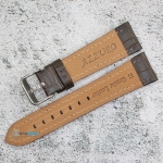 Каишка за часовник Azzuro Delux AZD22438, Кожена, Кафява, 22мм