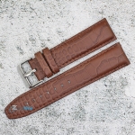 Каишка за часовник Azzuro Delux AZD2257, Кожена, Кафява, 22мм