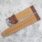 Каишка за часовник Azzuro Delux AZD2257, Кожена, Кафява, 22мм