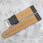 Каишка за часовник Azzuro Delux AZD22616, Кожена, Черна, 22мм
