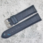 Каишка за часовник Azzuro Delux AZD2473XL, Кожена, Синя, 24мм