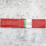 Каишка за часовник Azzuro Lux AZL2491, Кожена, Червена, 24мм