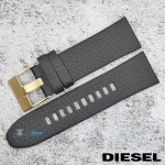 Каишка за часовник DIESEL DZ4344, Кожена, Черна, 26мм