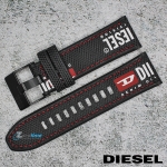 Каишка за часовник DIESEL DZ4512, Кожена, Черна, 26мм