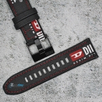 Каишка за часовник DIESEL DZ4512, Кожена, Черна, 26мм