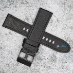 Каишка за часовник DIESEL DZ4667, Кожена, Черна, 24мм