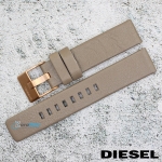 Каишка за часовник DIESEL DZ5534, Кожена, Сива, 18мм