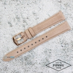 Каишка за часовник FOSSIL ES3487, Кожена, Бежова, 14мм
