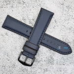 Каишка за часовник FOSSIL FS5061 FS5252SET, Кожена, Синя, 22мм