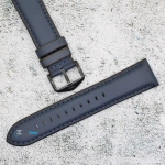 Каишка за часовник FOSSIL FS5061 FS5252SET, Кожена, Синя, 22мм