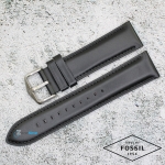 Каишка за часовник FOSSIL FS5452, Кожена, Черна, 22мм