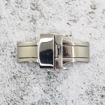 Закопчаване за кожена каишка за часовник Hightone HT-1600, Стомана, Сребриста, 16мм