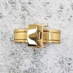 Закопчаване за кожена каишка за часовник Hightone HT-1601, Стомана, Златиста, 16мм