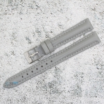 Каишка за часовник Hightone HT14-269A, Кожена, Сива, 14мм