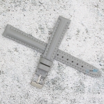 Каишка за часовник Hightone HT14-269A, Кожена, Сива, 14мм