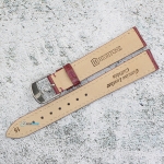 Каишка за часовник Hightone HT16-288, Кожена, Лилава, 16мм