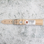 Каишка за часовник Hightone HT16-288A, Кожена, Бежова, 16мм