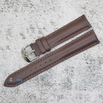 Каишка за часовник Hightone HT18-296V, Кожена, Кафява, 18мм