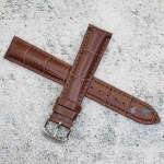 Каишка за часовник Hightone HT18-311V, Кожена, Кафява, 18мм