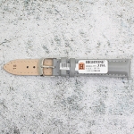 Каишка за часовник Hightone HT18-319A, Кожена, Сива, 18мм