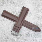 Каишка за часовник Hightone HT20-336V, Кожена, Кафява, 20мм