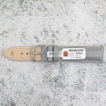 Каишка за часовник Hightone HT20-344A, Кожена, Сива, 20мм
