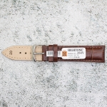 Каишка за часовник Hightone HT20-354V, Кожена, Кафява, 20мм