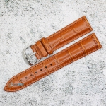 Каишка за часовник Hightone HT20-370V, Кожена, Кафява, 20мм