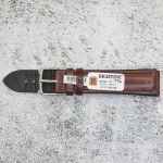 Каишка за часовник Hightone HT20-776, Кожа и полимер, Кафява, 20мм