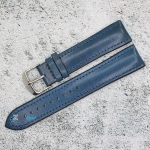 Каишка за часовник Hightone HT20-778, Кожа и полимер, Синя, 20мм