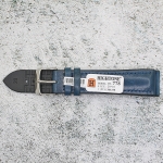 Каишка за часовник Hightone HT20-778, Кожа и полимер, Синя, 20мм