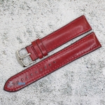 Каишка за часовник Hightone HT20-779, Кожа и полимер, Бордо, 20мм