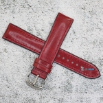 Каишка за часовник Hightone HT20-779, Кожа и полимер, Бордо, 20мм