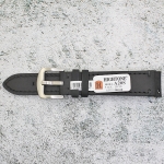 Каишка за часовник Hightone Premium HT20-A20S, Кожена, Черна, 20мм