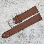 Каишка за часовник Hightone Premium HT20-A23S, Кожена, Кафява, 20мм