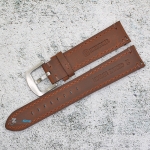 Каишка за часовник Hightone Premium HT20-A23S, Кожена, Кафява, 20мм