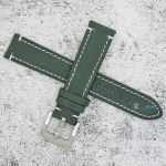 Каишка за часовник Hightone Premium HT20-A27S, Кожена, Зелена, 20мм