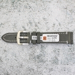 Каишка за часовник Hightone Premium HT20-A29S, Кожена, Сива, 20мм