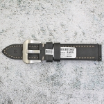 Каишка за часовник Hightone Premium HT20-A60S, Кожена, Черна, 20мм